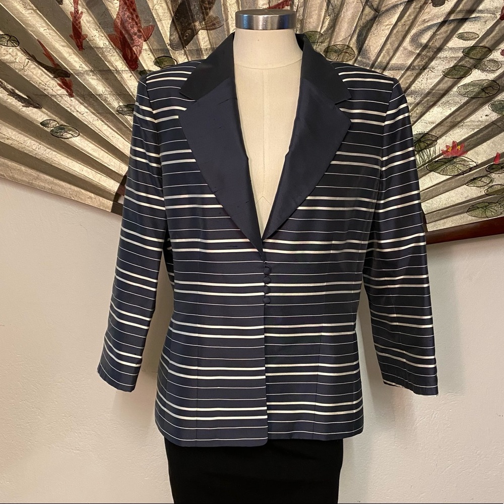 Albert Nipon Silk Jacket, 14